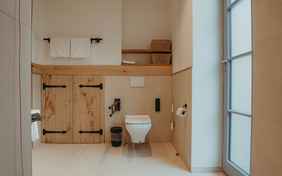 Badezimmer des Doppelzimmers