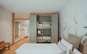 Schlafbereich im Familienzimmer