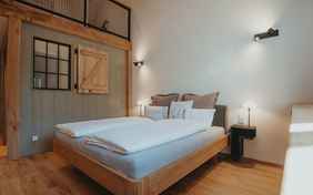 Schlafbereich im Maisonette Doppelzimmer 