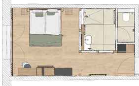 Grundriss Doppelzimmer