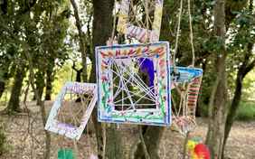 Kreative Eindrücke aus der vamos Kinderbetreuung.