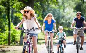 Fahrradwege starten direkt bei der Résidence