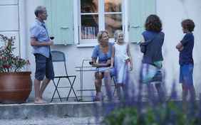 Die Gastgeber im Gespräch