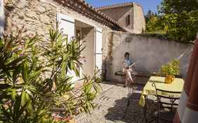 Eine eigene Terrasse gehört zu jedem Appartement