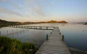 in Peyriac-de-Mer am Etang de Bages (20 km) - Foto: J. Belondrade