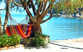 In nur 200 m erreicht man das Meer