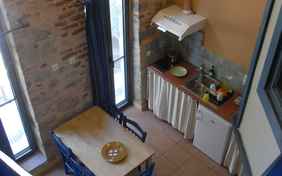 Blick auf die Wohnküche