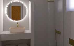 Bad im 3- Bett Zimmer/Familienzimmer 