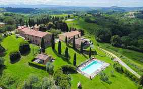 Ein Blick von oben auf das Gelände