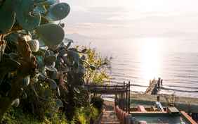 ...und manchmal braucht man nur eine Pause am Meer. Mit dieser Treppe dauert der Weg zum Strand nur 5 Min.