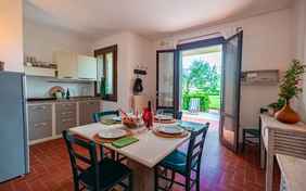 Wohnküche im Gutshof Ulivi 