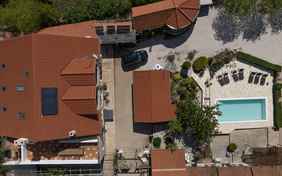 Das Agriturismo aus der Luft