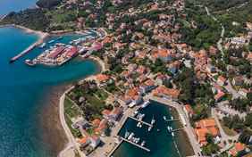 Nerezine aus der Luft