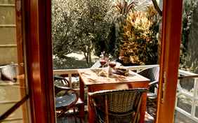 Terrasse Garten-Lodge