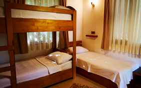 Die Familienzimmer haben z.T. ein Etagenbett im Kinderzimmer