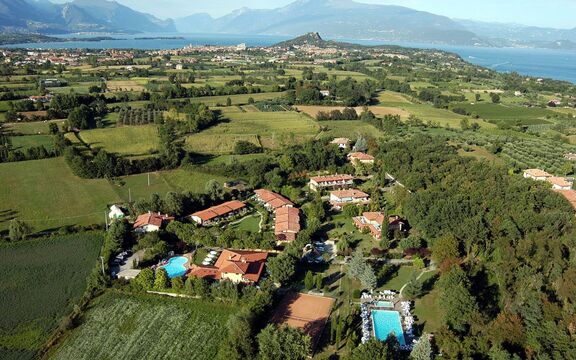 Agriturismo Luftaufnahme am Gardasee