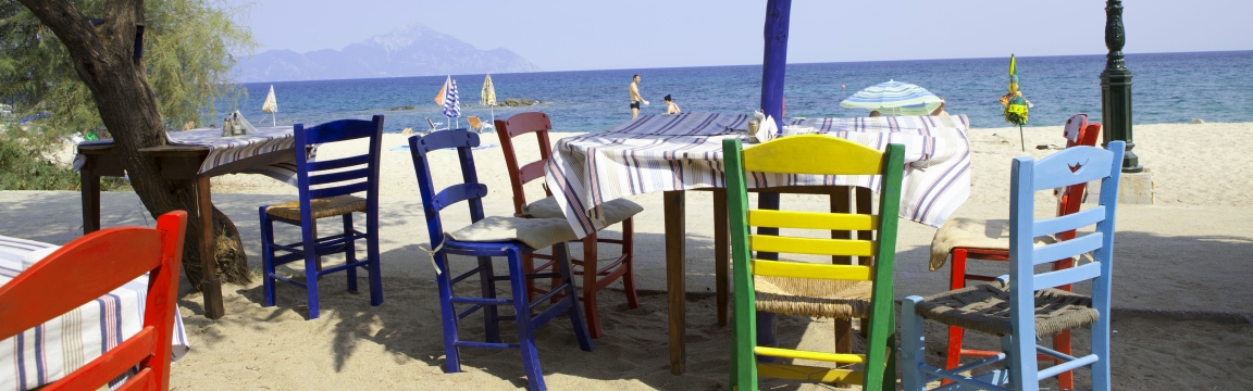 Strandrestaurant direkt am Wasser
