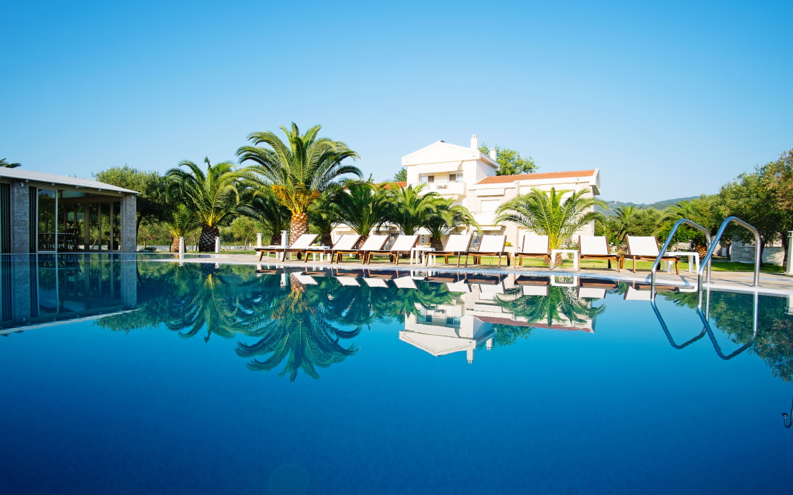 Villa Kalypso mit Poolblick