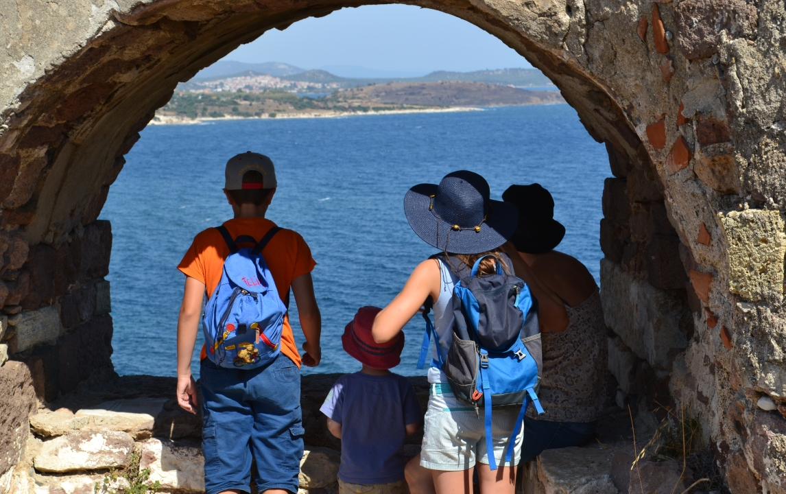 Familienausflug in Griechenland